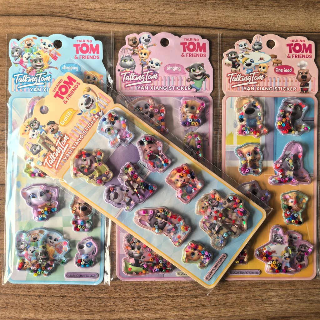 4Pack Fun Talking Tom Friends  - Craft Embellishment World review and price