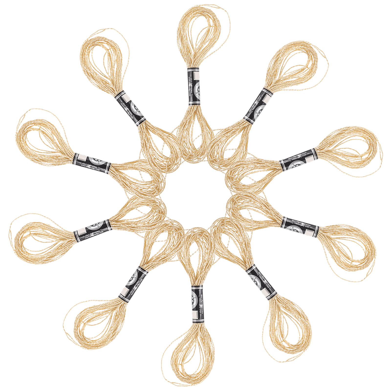 12Pcs Metallic Embroidery Thre - Embroidery Craft review and price