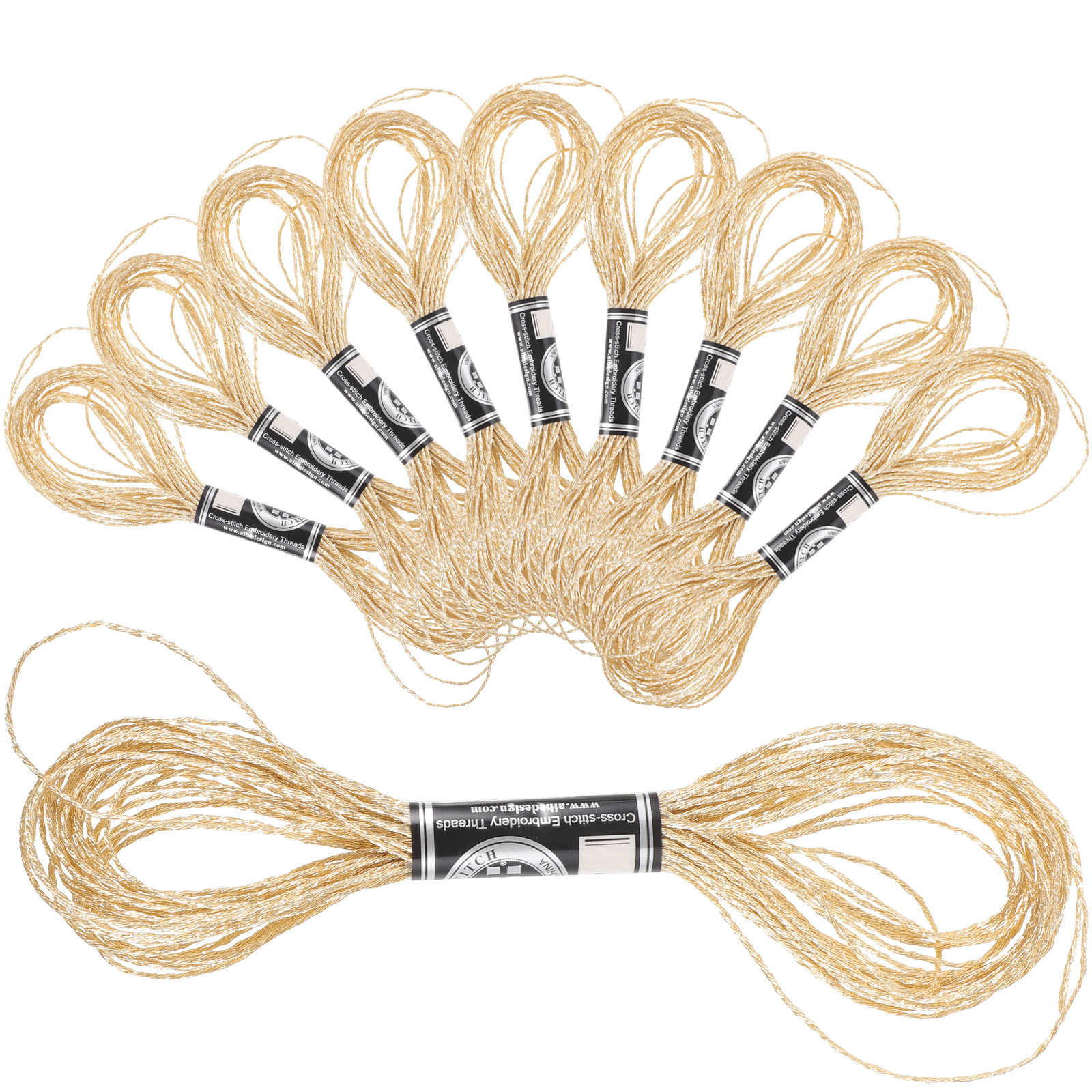 12Pcs Metallic Embroidery Thre - Embroidery Craft review and price