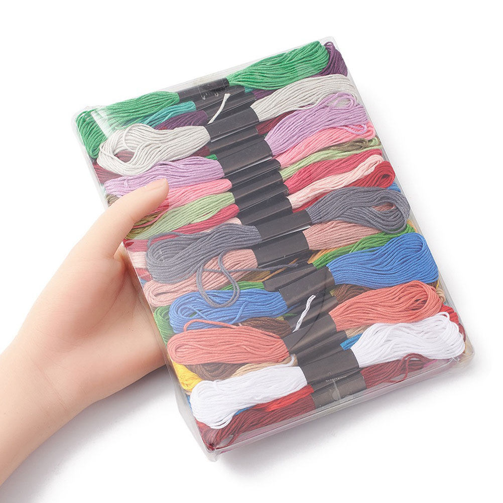 50 Bundles Cross Stitch Floss  - Embroidery Craft review and price
