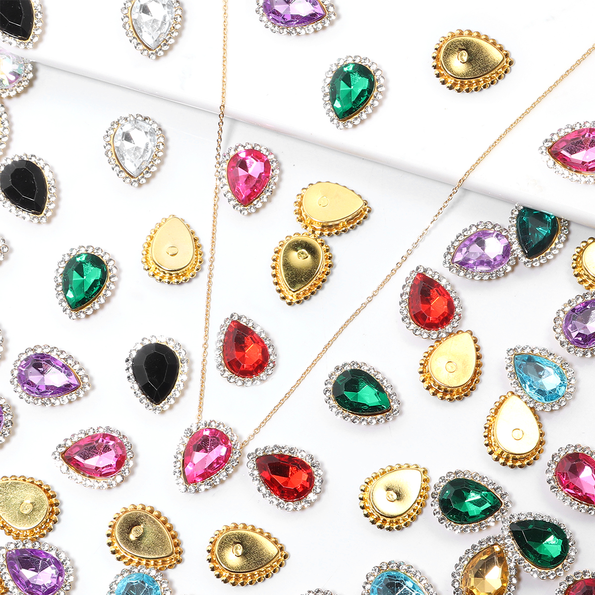 20Pcs Love Heart Acrylic Rhine - Sew On Rhinestone review and price